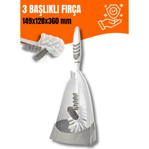 Titiz Softon Gri Tuvalet(Klozet) Fırçası