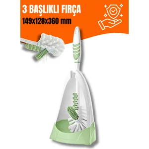 Softon Tuvalet (Klozet) Fırçası Yeşil – Şık ve Etkili Temizlik