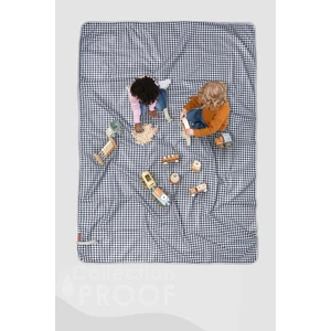 Proof Sıvı Geçirmez 140X200 cm Bebek Çocuk Oyun Etkinlik Aktivite Beslenme Örtüsü Dama Denim