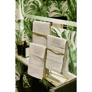 Altın Renk 6 Kollu T Havluluk | Çok Amaçlı Tezgah Üstü Banyo Mutfak Organizer – Metal Paslanmaz