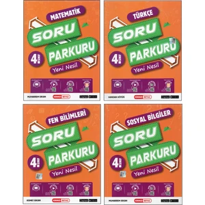 Kırmızı Beyaz 4. Sınıf Soru Parkuru Set (4 Kitap)