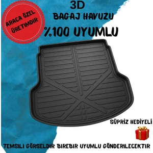 Peugeot 307 Outdoor Stw 2001 ve 2008 3D Bagaj Havuzu