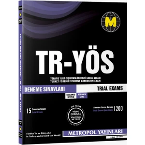 TR-YÖS DENEME SINAVLARI (BAŞLANGIÇ SEVİYESİ) (15 FASİKÜL DENEME)