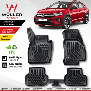 Vw Taigo Paspas 2022 Sonrası 3D Havuzlu Wöller Paspas