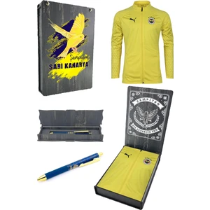 Orijinal 23/24 A Takım Tam Fermuarlı Futbolcu Sweat + Kalem Set Ahşap Kutulu