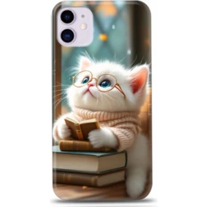 Sevimli Kedi Tasarımlı Kılıf Iphone 11