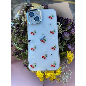 Kiraz Desenli Kılıf Iphone 13