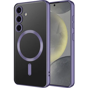 Samsung Galaxy A56 Için Magsafe ile Uyumlu Kılıf Kamera Lensli Korumalı Şeffaf Silikon Kapak