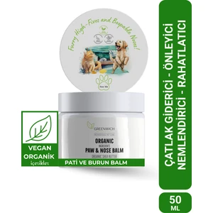 Pati Burun Balm 50 ml | Nemlendirici Çatlak Onarım Kremi | Doğal Organik Içerik | Kedi Köpek