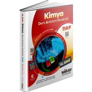 Miray 10. Sınıf Kimya Ders Anlatım Fasikülleri