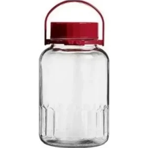 80007 Kırmızı Kapaklı  Kavanoz 5 Lt