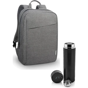 Sırt Çantası 15.6 Inç B210 Laptop Çantası Notebook Sırt Çantası Dijital Göstergeli Termos 500 ml