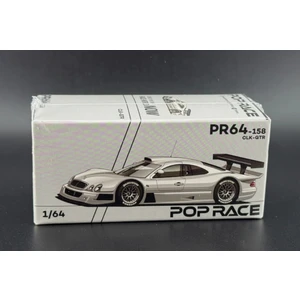 Pop Race 1/64 Clk-Gtr Sılver PR640158 Özel Model