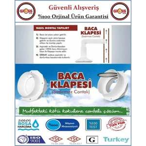 Baca Klapesi - Aspiratör Davlumbaz Koku Önleyici