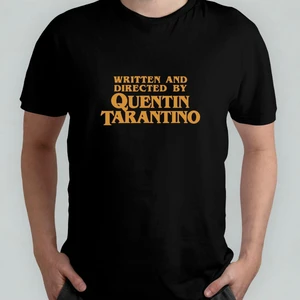 Quentin Tarantino %100 Pamuklu Bisiklet Yaka T-Shirt Model - 1