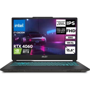 Msı Cyborg 15 I7-13620H 32 GB 1 Tbssd 8gb RTX4060 15.6" 144Hz Fhd Windows 11 Pro Taşınabilir Bilgisayar A13VF-892XTRAT73