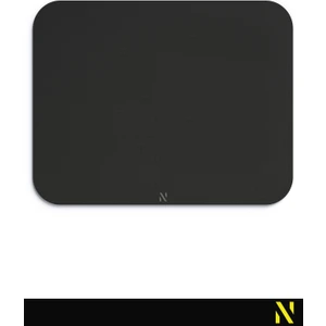 Siyah Renkli Ergonomik Mouse Pad - 23 cm x 19 cm - Kaydırmaz Taban Ev ve Ofis Kullanımı Için Ideal Fare Altlığı Mousepad