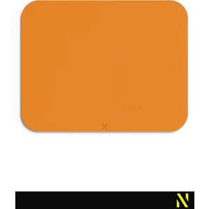 Turuncu Renkli Ergonomik Mouse Pad - 23 cm x 19 cm - Kaydırmaz Taban Ev ve Ofis Kullanımı Için Ideal Fare Altlığı Mousepad