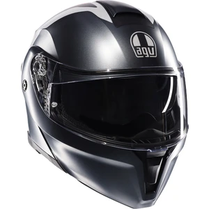 Agv Kask/streetmodular Resı Matt Grey Sılver Red