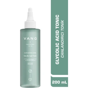Vang Glikolik Asit Tonik | Canlandırıcı ve Gözenek Sıkılaştırıcı Tonik, Tüm Ciltler İçin 200 ml