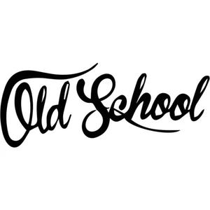 Old School Sticker