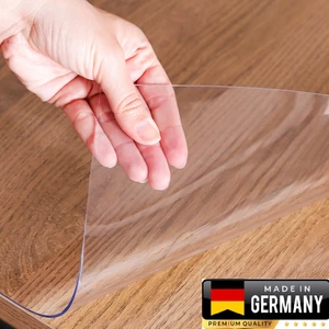2mm Alman Üretimi - Şeffaf Pvc Masa Örtüsü - Kokusuz - Gıda Temasına Uygun - Fitalat Içermez
