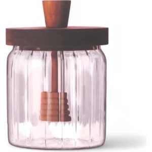 430 ml Akasya Kaşıklı Bal Kavanozu BOR052