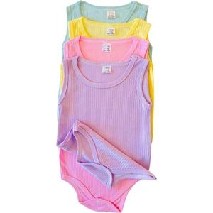 Büyük Boy (4 Adet) Çocuk Çıtçıtlı Body 4-5-6-7-8-9 Özel Gereksinimli Zıbın