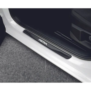 Opel Astra J 2011-2015 Modeller New Karbon Kapı Eşiği 4 Parça Yazılı