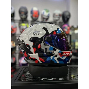 Helmets Stinger 2 Yozu Iridyum Vizörlü (+1 Şeffaf Vizör)