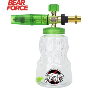 Bear Force Foam Lance Köpük Yapıcı Aparat 1l Köpük Aparatı Basınçlı Yıkama Makineleri Için Köpük Aparatı Çift Nozzle Ile Birlikte Foam Canon
