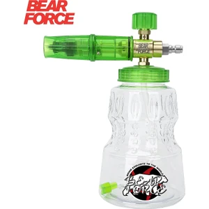 Bear Force Foam Lance Köpük Yapıcı Aparat 1l Köpük Aparatı Basınçlı Yıkama Makineleri Için Köpük Aparatı Çift Nozzle Ile Birlikte Foam Canon