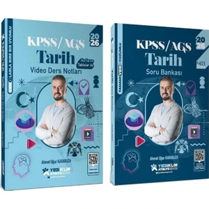 Yediiklim Yayınları 2026 Kpss Tarih Atölye Video Ders Notları ve Soru Bankası Seti 2 Kitap
