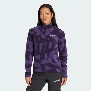 Adidas TERREX JN0996 Terrex Multi Printed Full-Zip Fleece Jacket