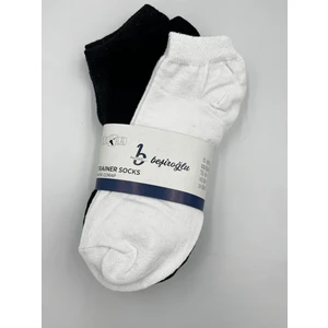6 Çift Pamuk Kısa Basic Patik Çorap Koku Yapmaz Terletmez