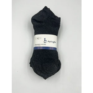 6 Çift Pamuk Kısa Basic Patik Çorap Koku Yapmaz Terletmez