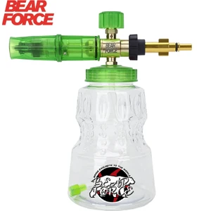 Bear Force Foam Lance Köpük Yapıcı Aparat 1l Köpük Aparatı Basınçlı Yıkama Makineleri Için Köpük Aparatı Çift Nozzle Ile Birlikte Foam Canon