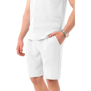 Erkek Mekanik Keten Şort