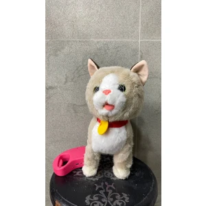 Şarjlı Müzikli Yürüyen Miyavlayan Yalayan Kuyruk Başını Sallayan Ses Kaydını Tekrarlayan Peluş Kedi