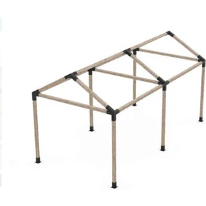 🛠️ Redwhiteline Kamelya & Pergola Bağlantı Aparat Seti – 15 Parça | 2,5 mm Kalınlık| 93MM-85 mm |metal Braket Takımı