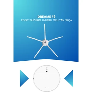 Dreame F9 Robot Süpürge Uyumlu Tekli Yan Fırça