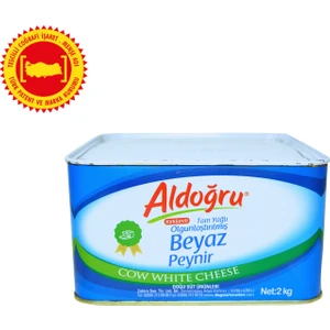 Tam Yağlı Sert İnek Peyniri Teneke (2 kg)