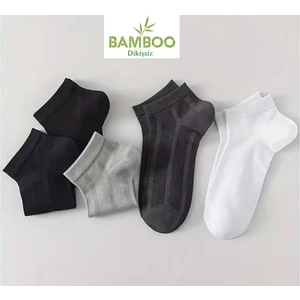 Bambu Erkek Ultra Comfort Dikişsiz Terletmeyen Patik Çorap 5'çift