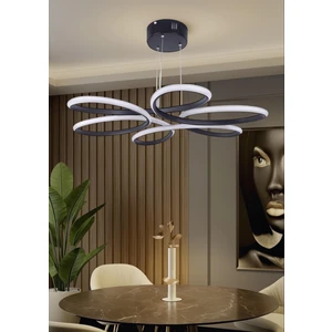 45 cm Siyah Beyaz LED Papatya Sarkıtma Avize