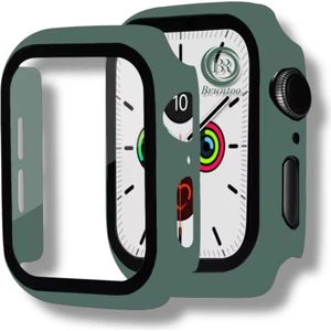 Apple Watch Series 7/8/9 45 Uyumlu mm Kasa ve Ekran Koruyucu Mika Kılıf .