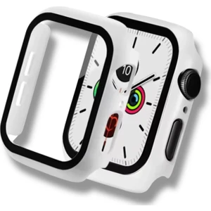 Apple Watch Series 7/8/9 45 Uyumlu mm Kasa ve Ekran Koruyucu Mika Kılıf .
