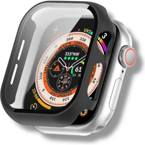 Apple Watch Series 7/8/9 45 Uyumlu mm Kasa ve Ekran Koruyucu Mika Kılıf .