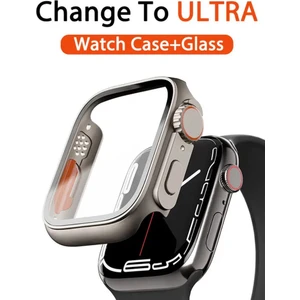 Apple Watch Series 10 46 mm Uyumlu  Kasa ve Ekran Koruyucu Mika Kılıf .