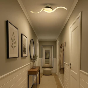 TT605-SR Martı Model Çocuk-Antre-Küçük Oda Gold Sarı Kaplama LED Avize