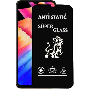 Caseworld Infinix Hot 30i Tam Kaplayan Anti Statik Dayanıklı Süper Cam Ekran Koruyucu